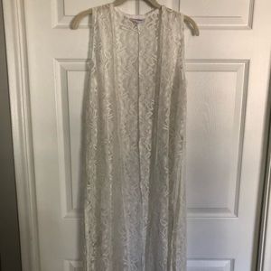 LuLaRoe Long Lace Vest